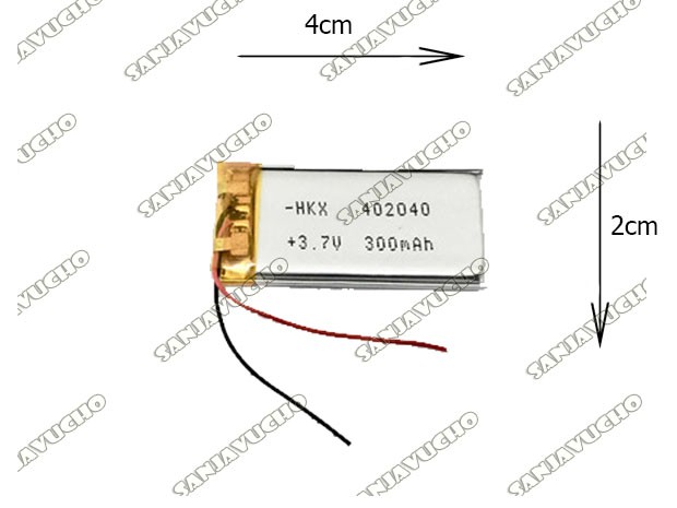 &u+ BATERIA AURICULAR DRON PARLANTE 3.7V 200MAH 402040
